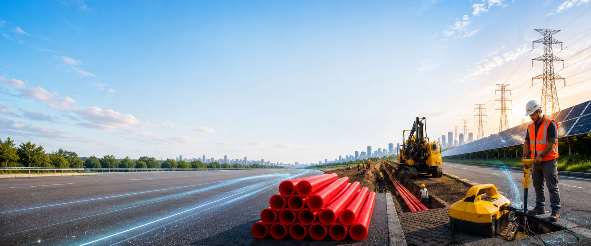 Horizontal directional drilling works